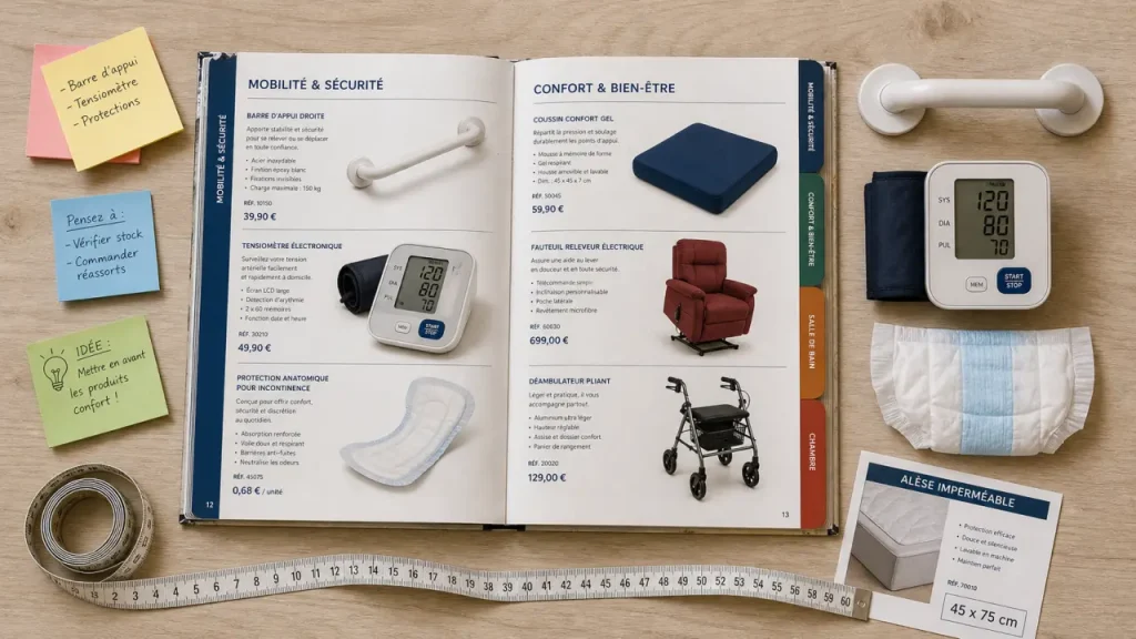 En ligne, papier ou accès pro : quel catalogue matériel médical choisir selon l’usage ?