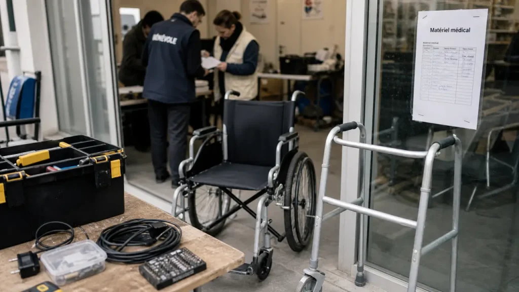 Don de matériel médical à la Croix-Rouge : vérifiez l’antenne locale avant de déposer