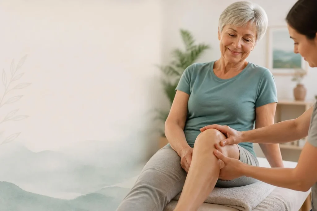 Douleurs articulaires après 50 ans : massage doux, mobilité et précautions à connaître