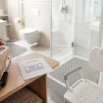 Identité matériel médical : aides techniques PMR en salle de bain sécurisée
