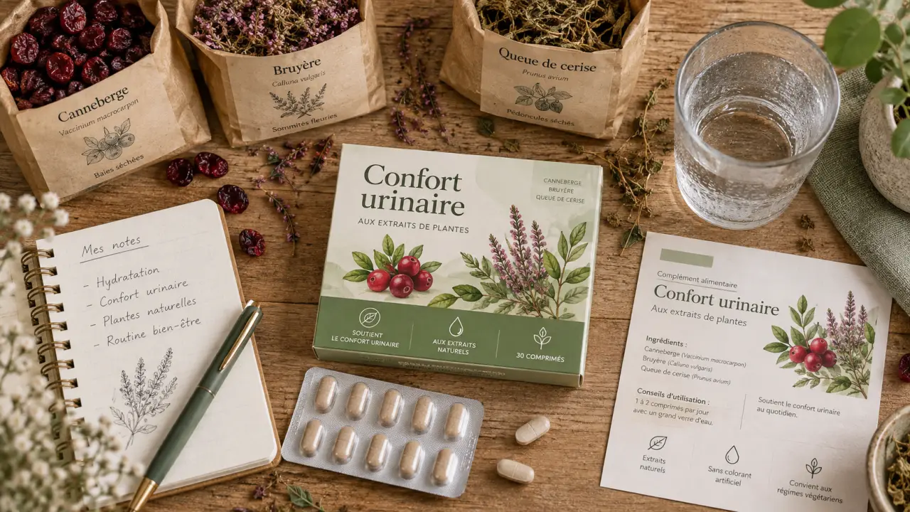Complément alimentaire confort urinaire : gêne et infection