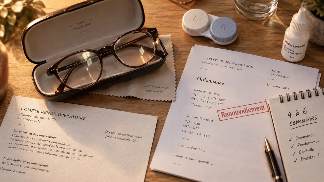 Remboursement lunettes après opération cataracte : attendez 4 à 6 semaines
